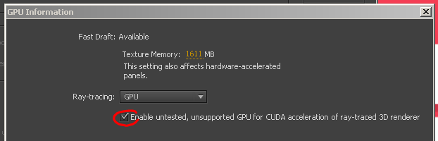 CUDA  в After Effects СС