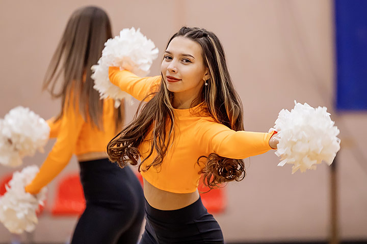 фотосъемка команды поддержки чирлледеры